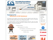 Tablet Screenshot of egssolutions.com